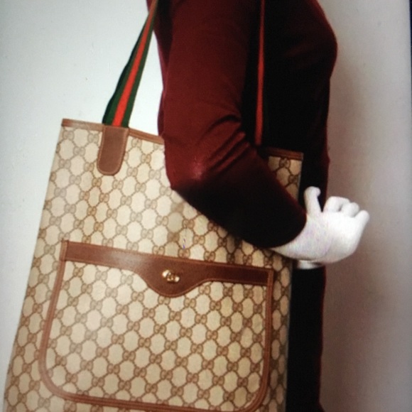 🔥Gucci large tote bag Ophidia Super BEAUTIFUL RARE vintage! - Picture 2 of 9
